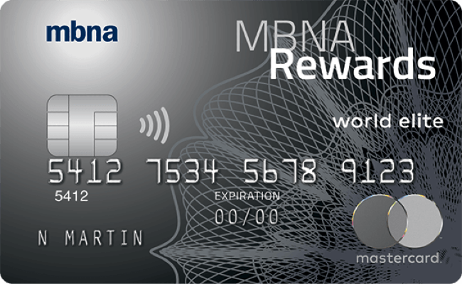 MBNA Rewards World Elite® Mastercard®