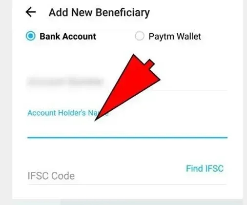 Paytm Add Account