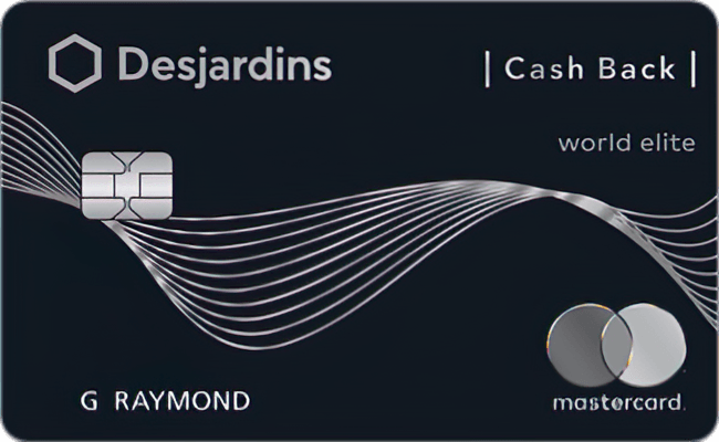 desjardins cashback world elite mastercard