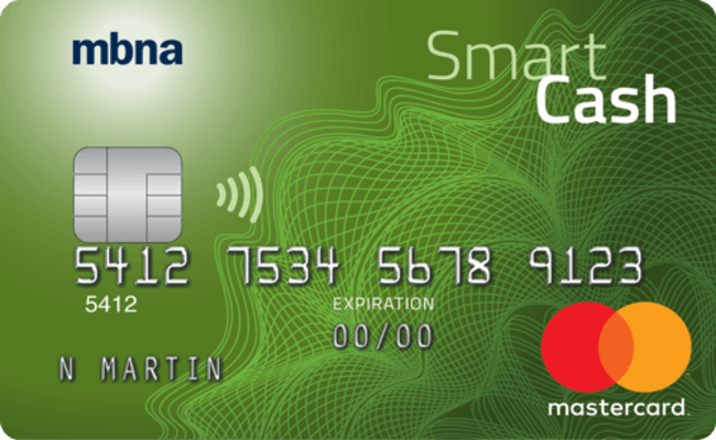 mbna smart cash platinum plus mastercard