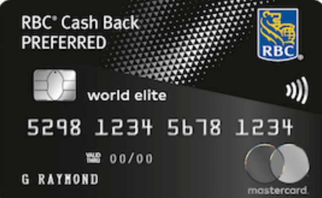 RBC Cash Back Preferred World Elite Mastercard