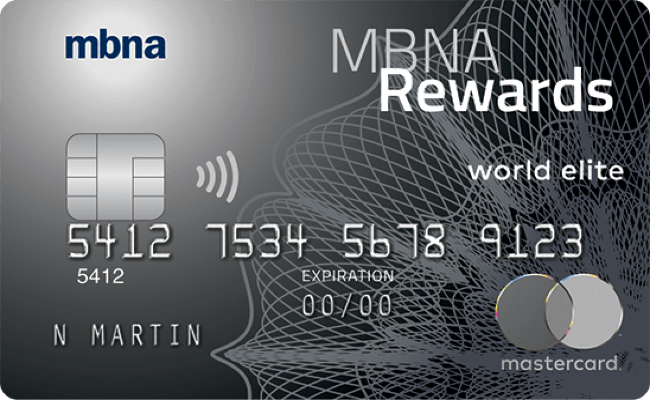 MBNA Rewards World Elite® Mastercard®