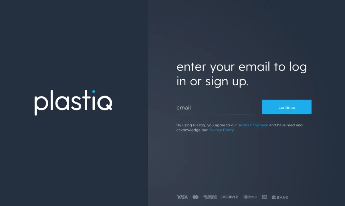 Plastiq signup portal