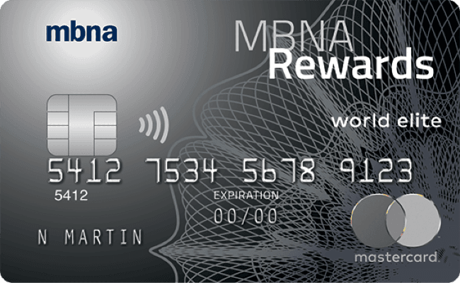 MBNA Rewards World Elite® Mastercard®